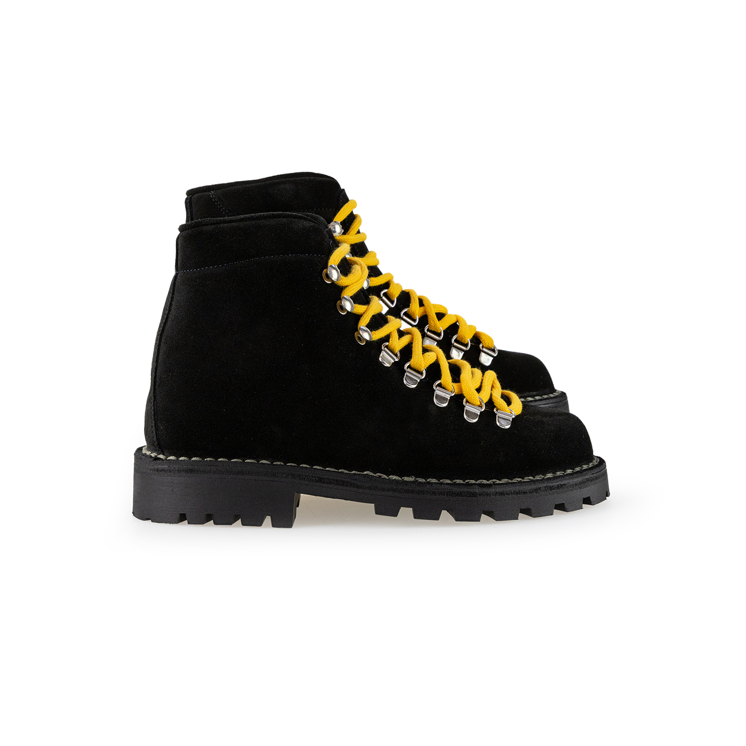 Lerews Track 4 Mid Suede Roccia Nero